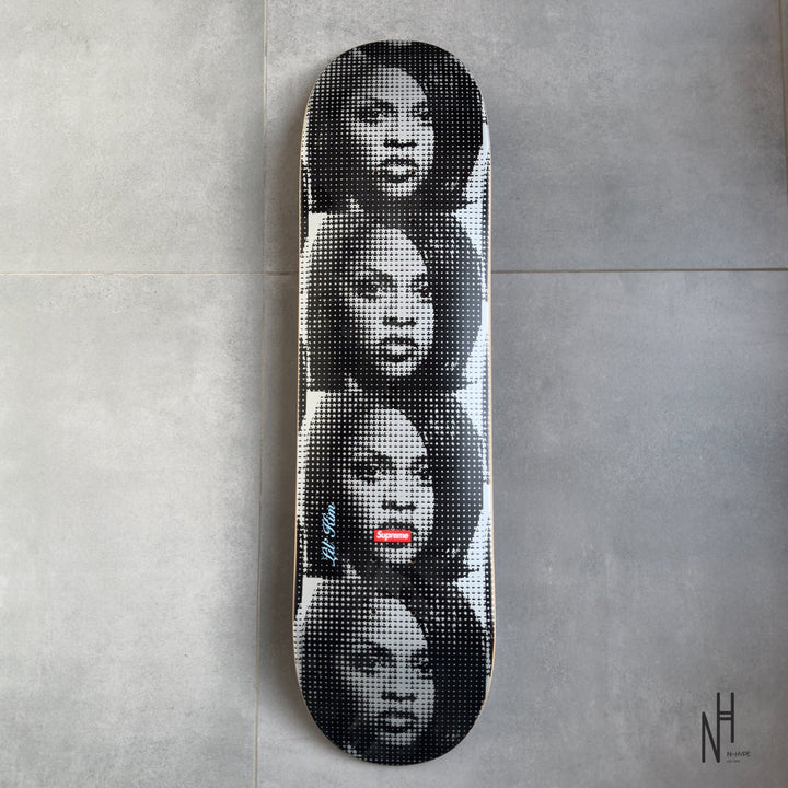 Supreme Lil Kim Skateboard Deck Silver N-Hype