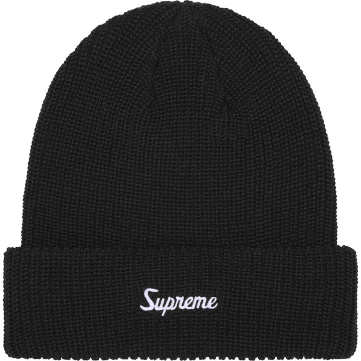 Supreme Loose Gauge Beanie Black zimowa czapka męska N-Hype