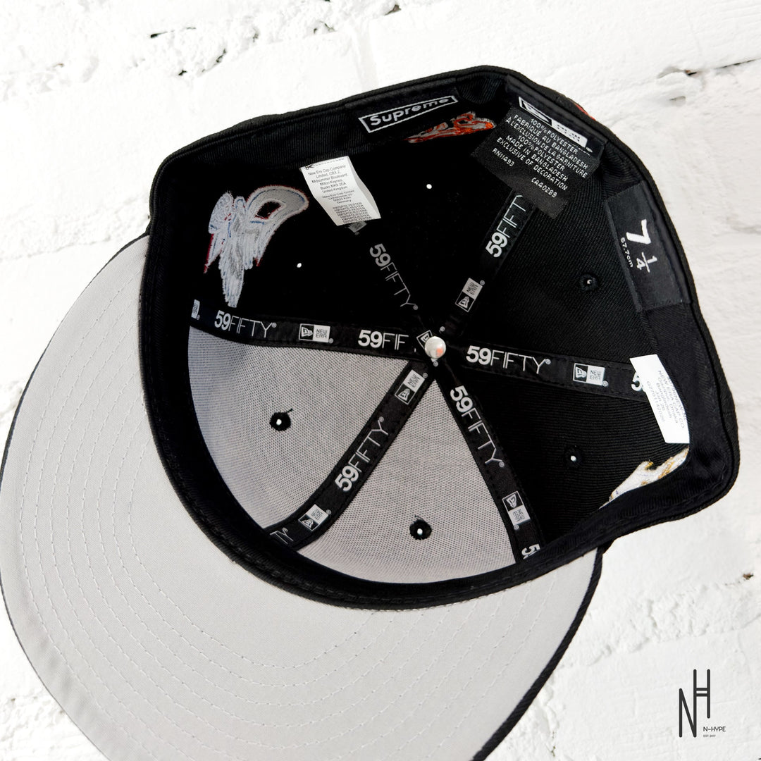 Supreme Mascots S Logo New Era 59Fifty Fitted Cap Black - zdjęcie 5 - N-Hype