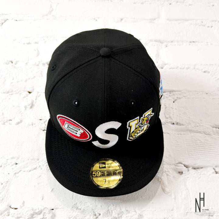 Supreme Mascots S Logo New Era 59Fifty Fitted Cap Black - N-Hype