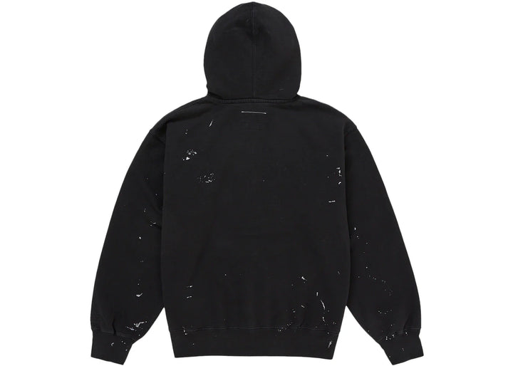 Supreme MM6 Maison Margiela Box Logo Zip Up Hooded Sweatshirt Black - Czarny - N-Hype