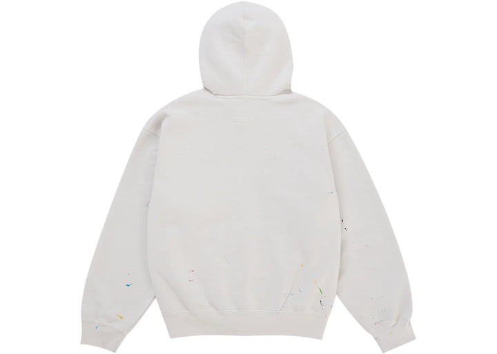 Supreme MM6 Maison Margiela Box Logo Zip Up Hooded Sweatshirt White - Biel - N-Hype