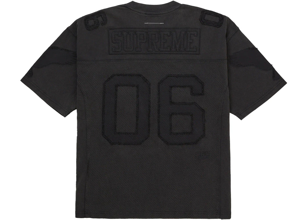 Supreme MM6 Maison Margiela Cotton Football Jersey Black - Czarny - N-Hype