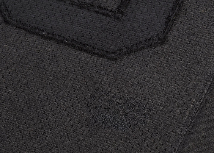 Supreme MM6 Maison Margiela Cotton Football Jersey Black - Czarny - N-Hype
