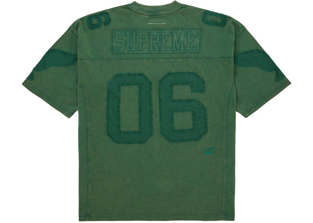 Supreme MM6 Maison Margiela Cotton Football Jersey Green | N-Hype