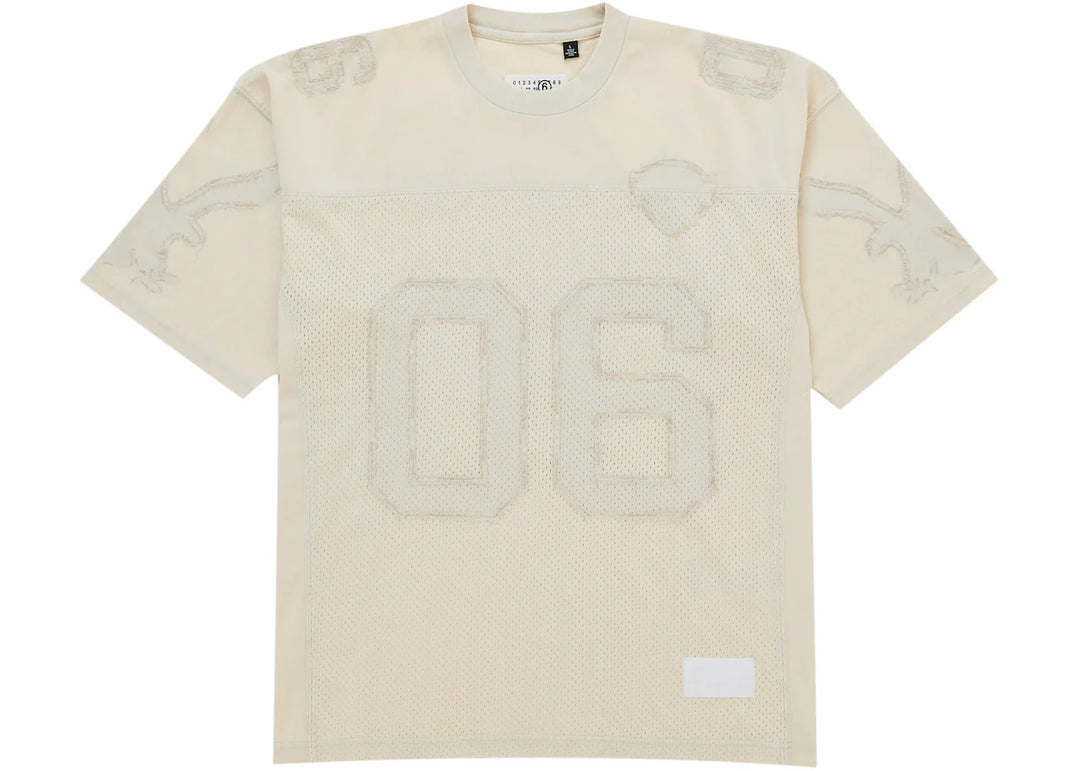 Supreme MM6 Maison Margiela Cotton Football Jersey White - Biel - N-Hype