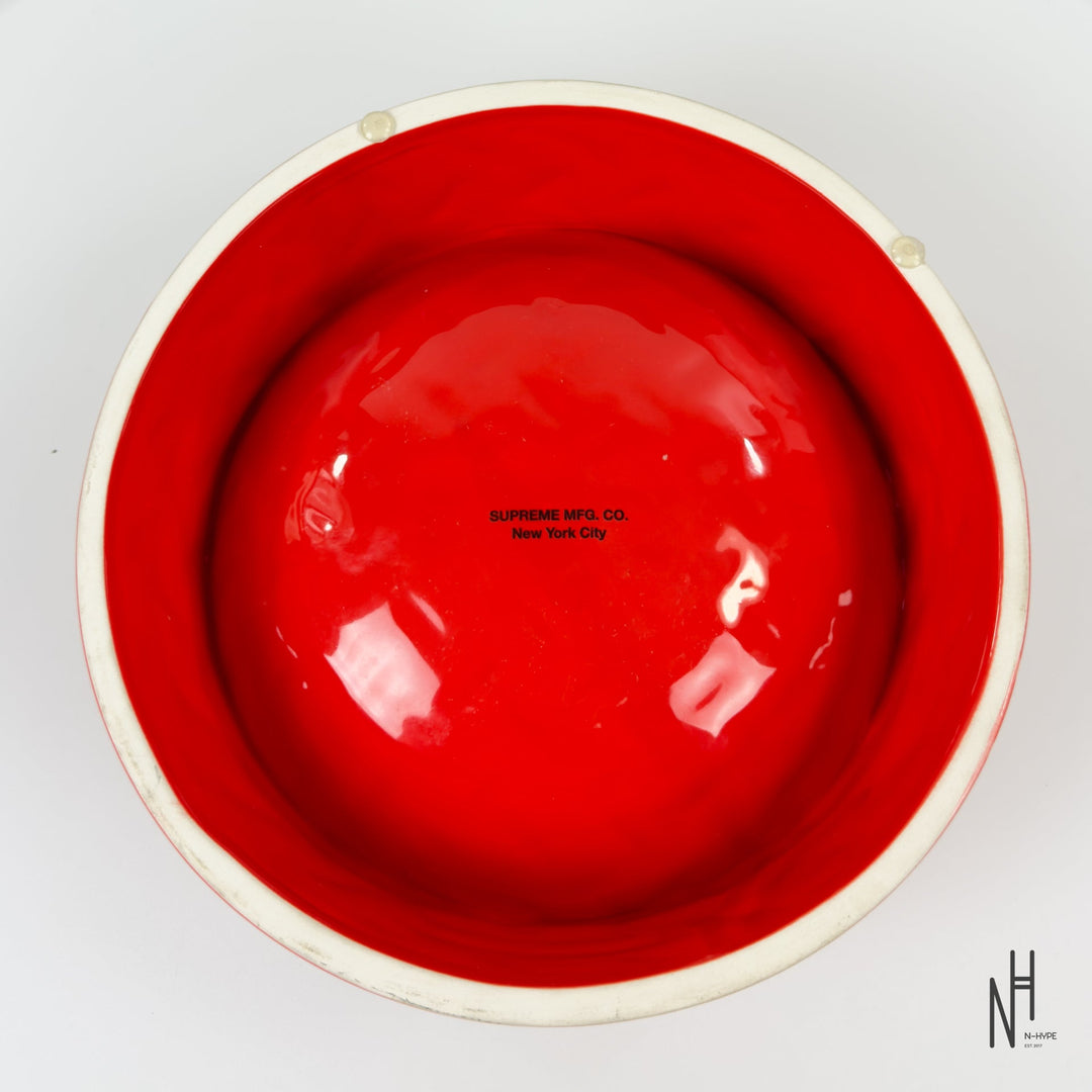 Supreme New Diamond Plate Dog Bowl czerwona N-Hype