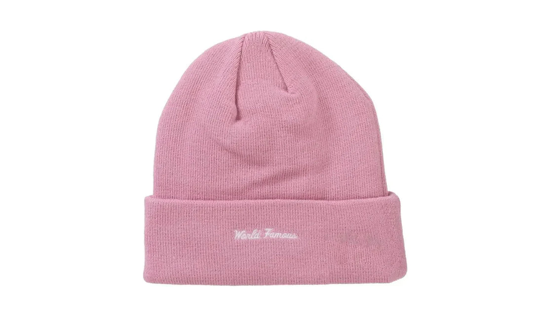 Supreme New Era Box Logo Beanie Dusty Pink N-Hype streetwear sklep online
