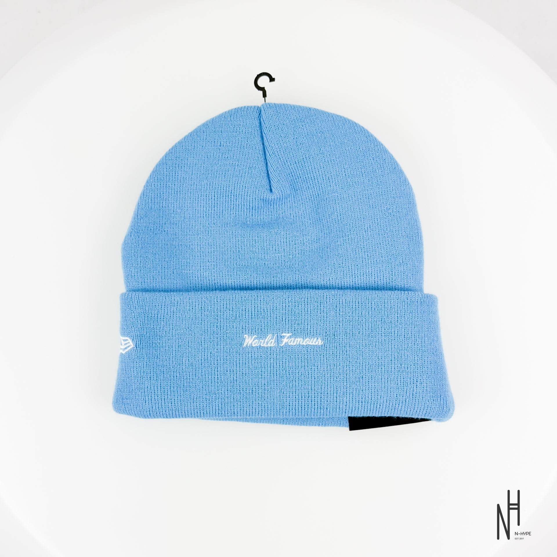 Supreme New Era® Box Logo Beanie Cyan Buy Supreme New Era Box Logo Beanie 'Cyan' - FW25BN5 CYAN | GOAT