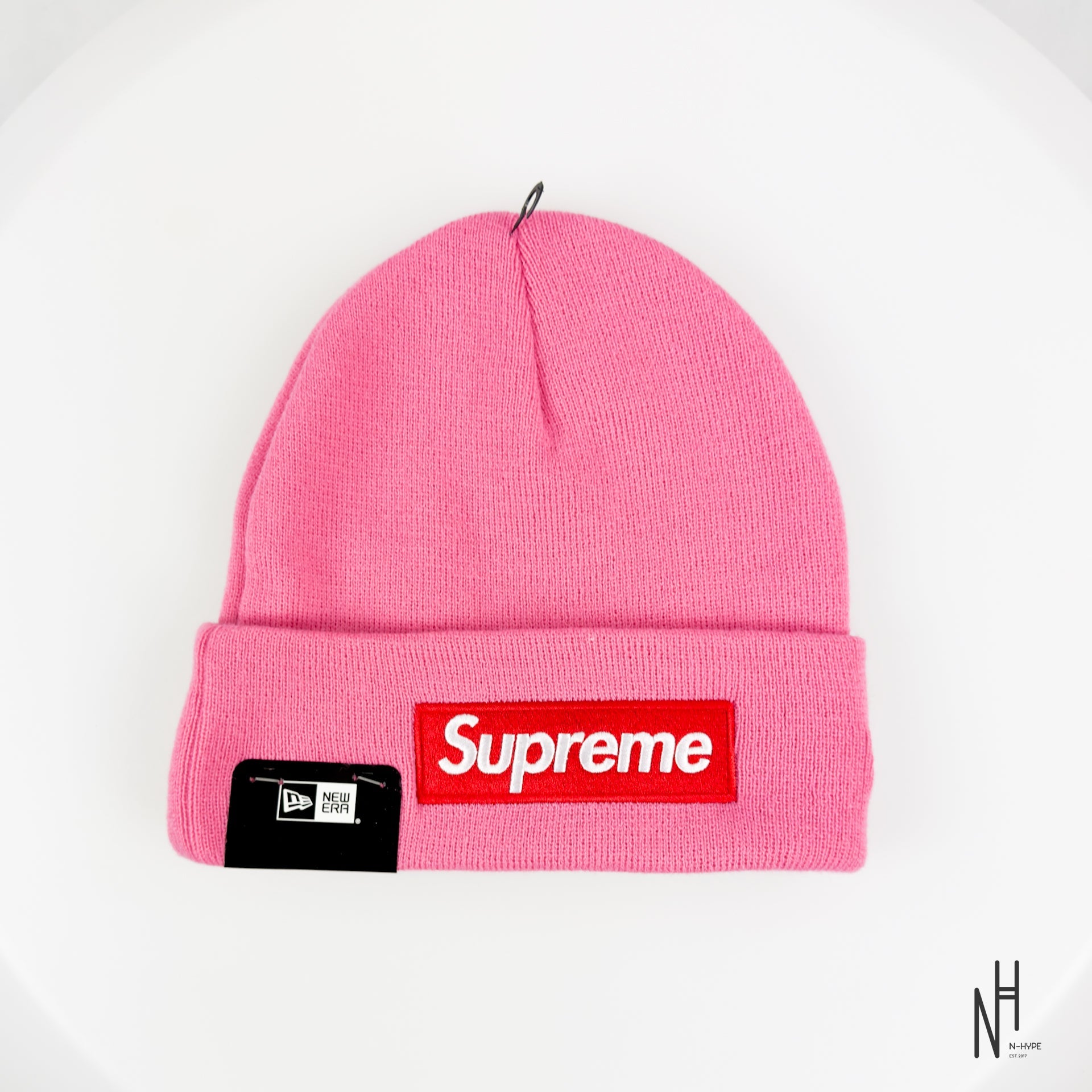 Supreme New Era Box Logo Beanie (FW25) Magenta | N-Hype