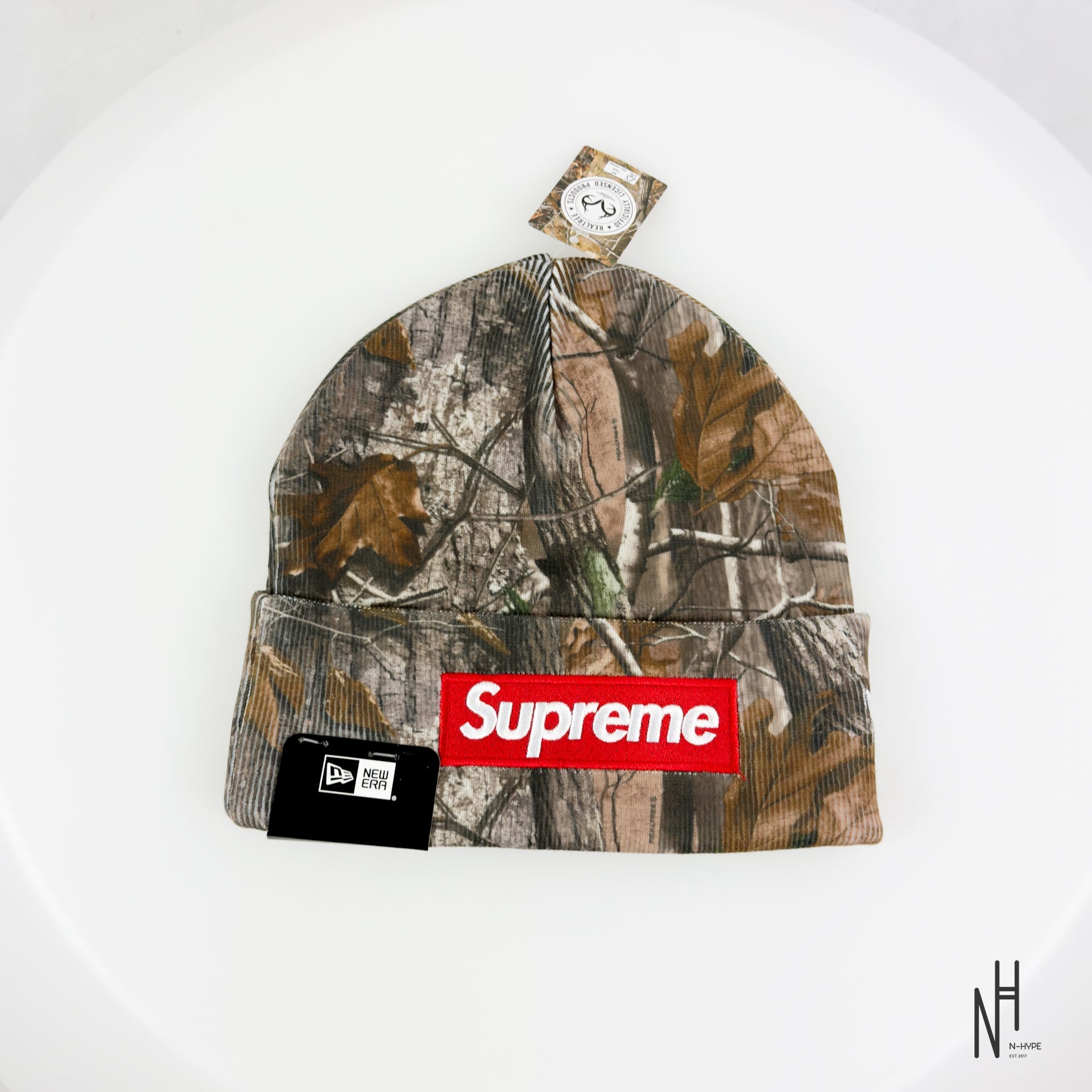 Czapka Supreme New Era Box Logo Beanie (FW25) Realtree AP Camo | N