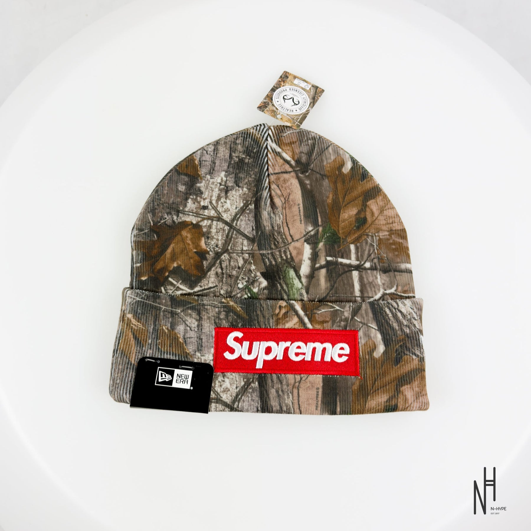 Czapka Supreme New Era Box Logo Beanie (FW25) Realtree AP Camo | N
