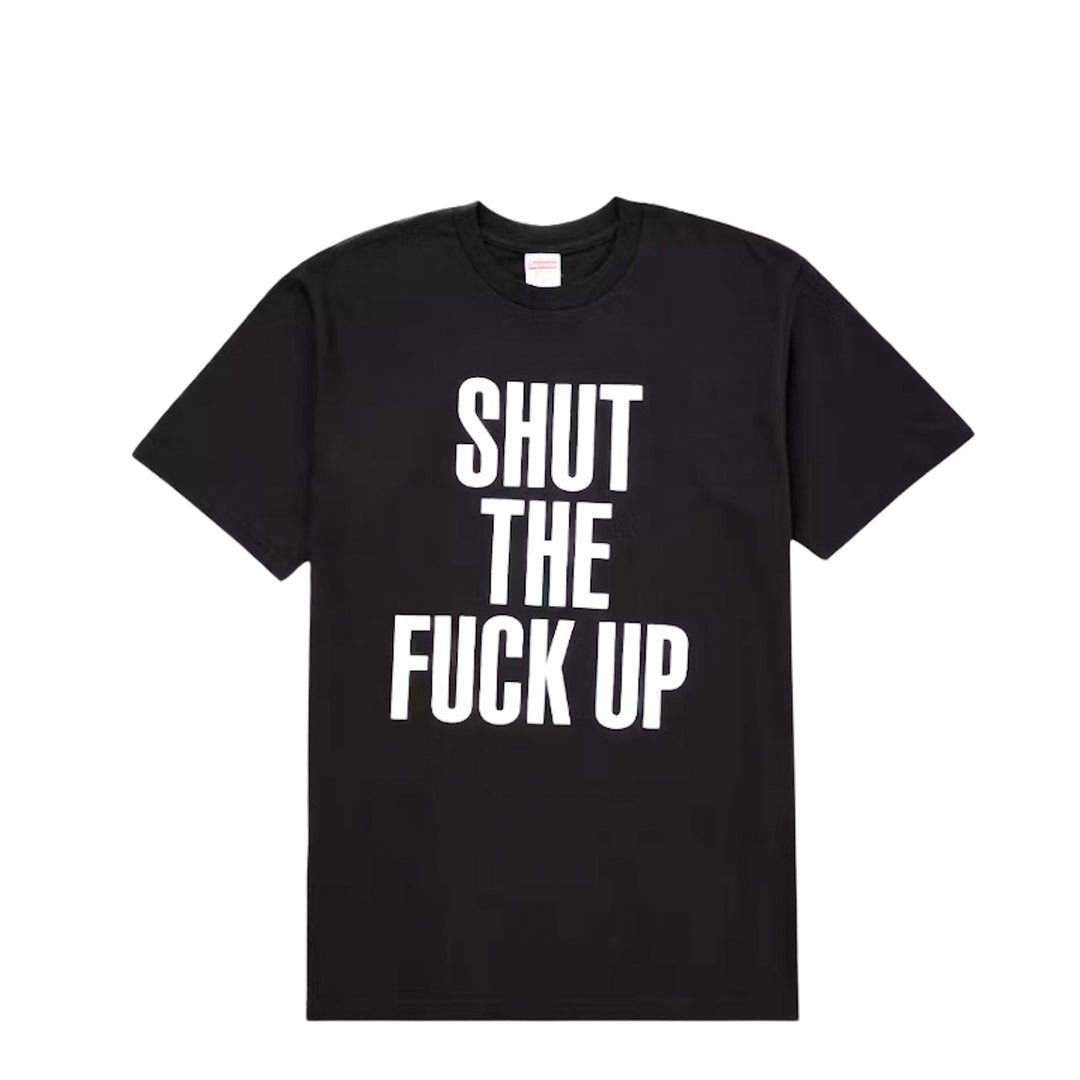 supreme number (N)ine shut up tee black koszulka czarna N-hype