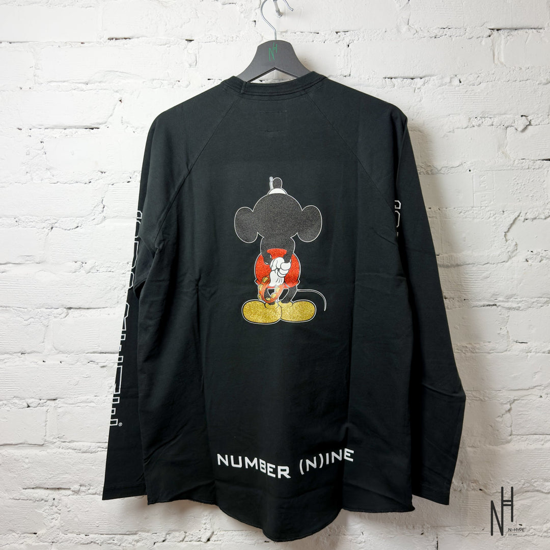 Supreme Number (N)ine Mickey Raglan L/S Top Black koszulka męska N-Hype