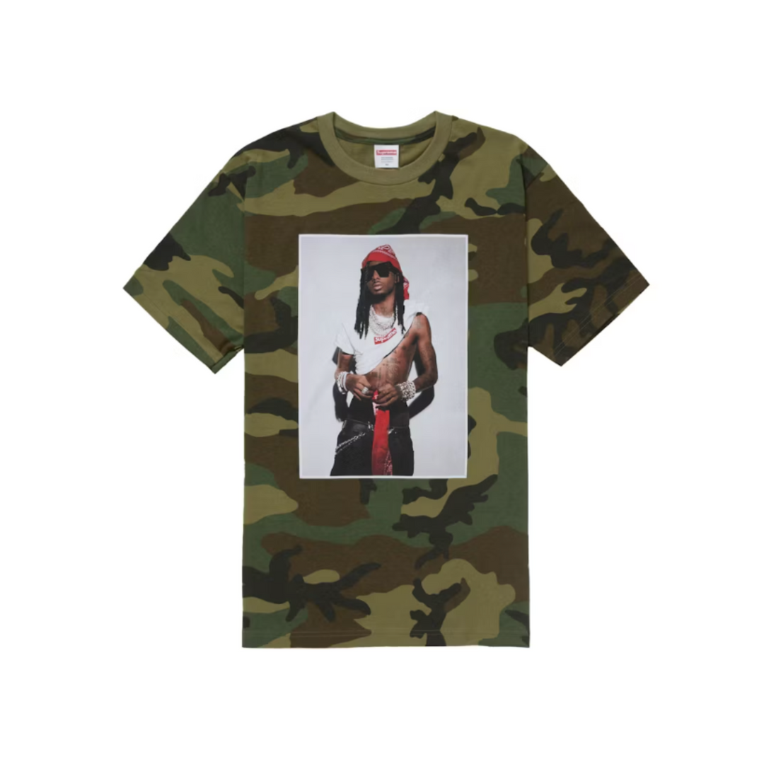Supreme Playboi Carti Tee | Woodland Camo | N-Hype