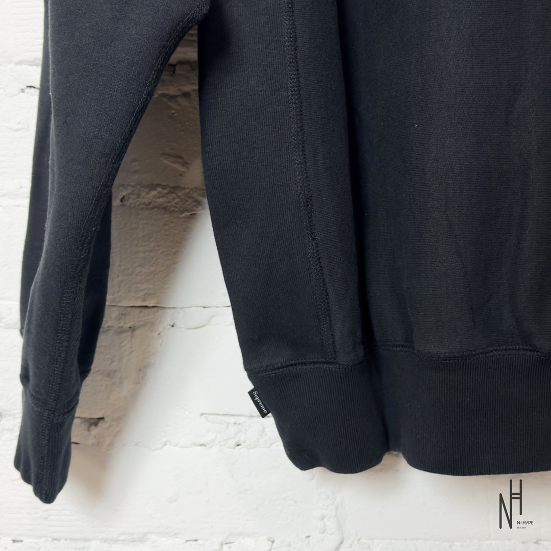 Supreme Reverse Hooded Sweatshirt czarny N-Hype