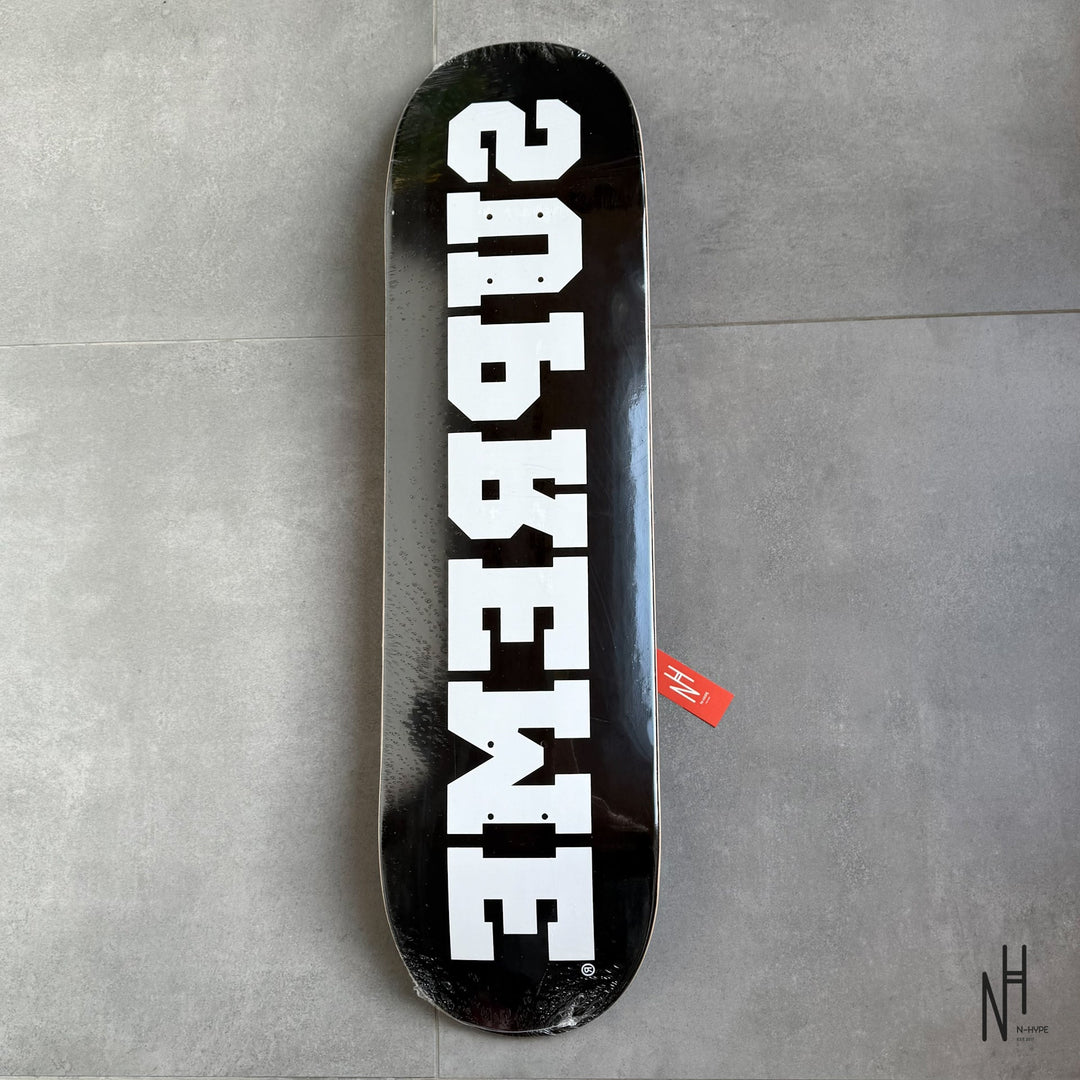Supreme Reverse Skateboard Deck Black N-Hype streetwear skateboard deck.