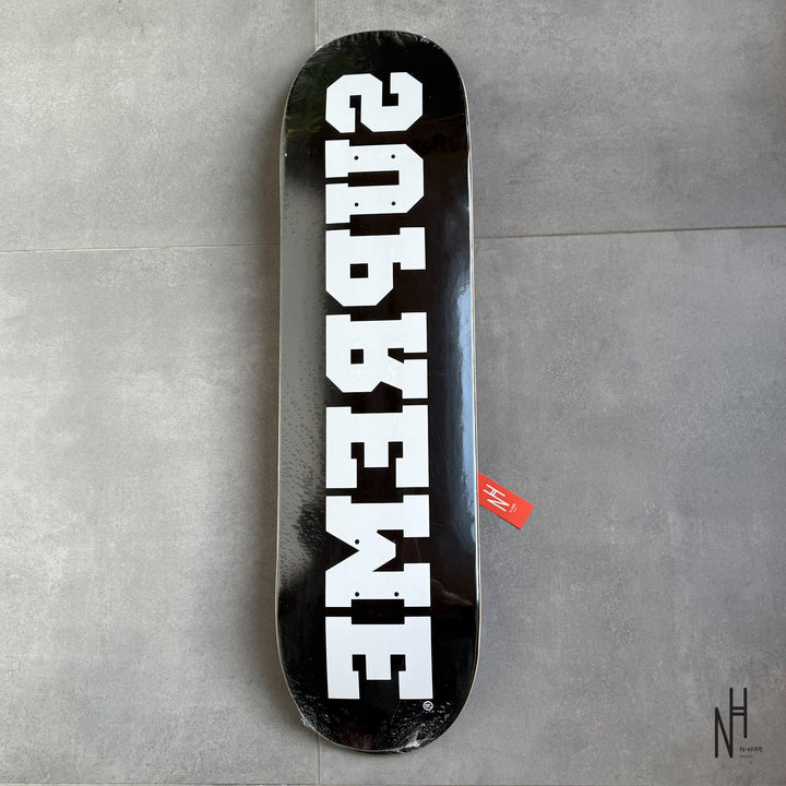 Supreme Reverse Skateboard Deck Black N-Hype streetwear skateboard deck.