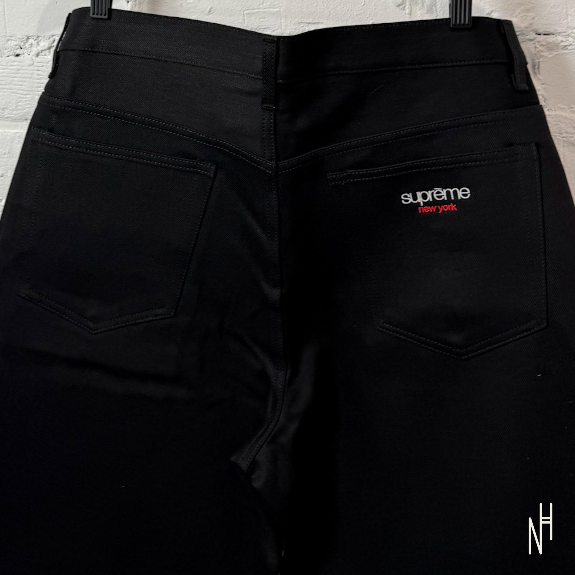 Supreme Rigid Baggy Selvedge Jean Rigid Black – Classic Denim