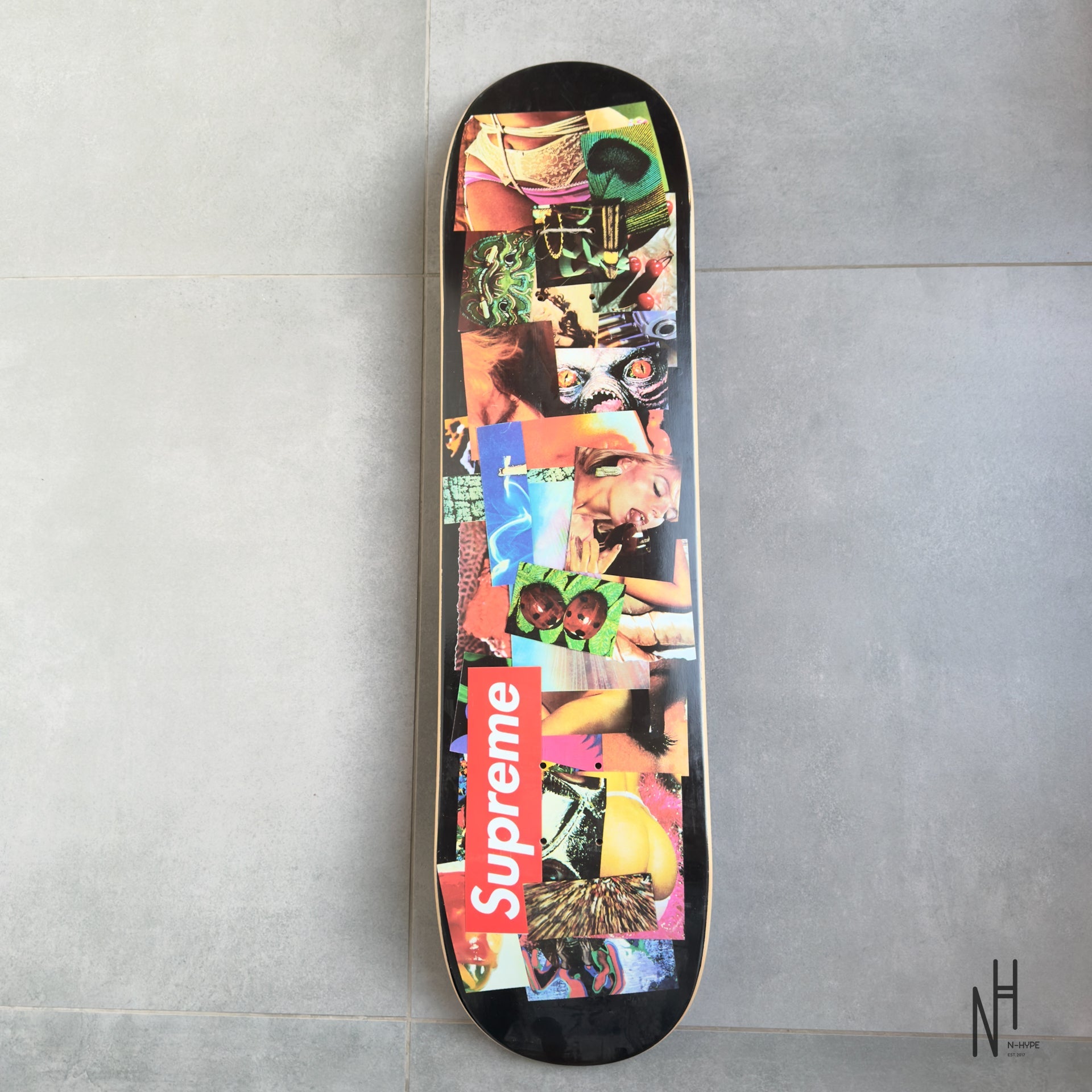 Supreme Stack Skateboard Deck Black | N-Hype