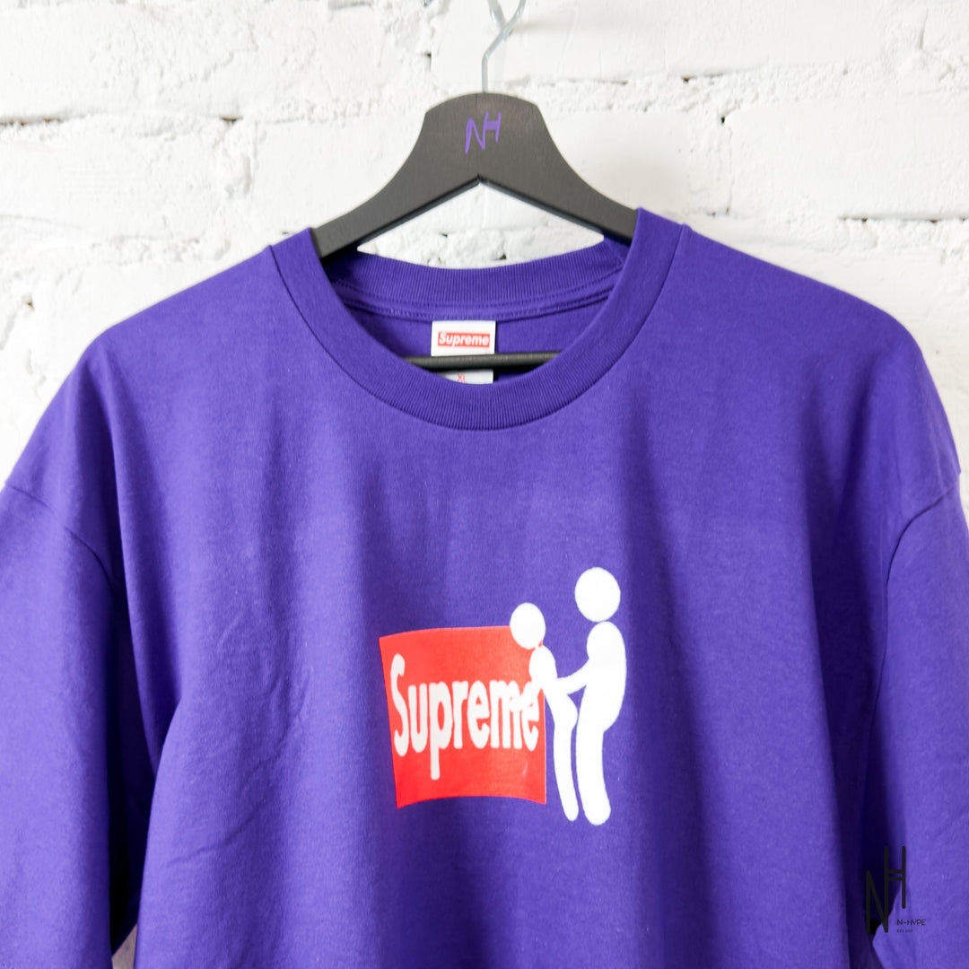 Supreme Stick Tee Purple koszulka męska fioletowa N-Hype.