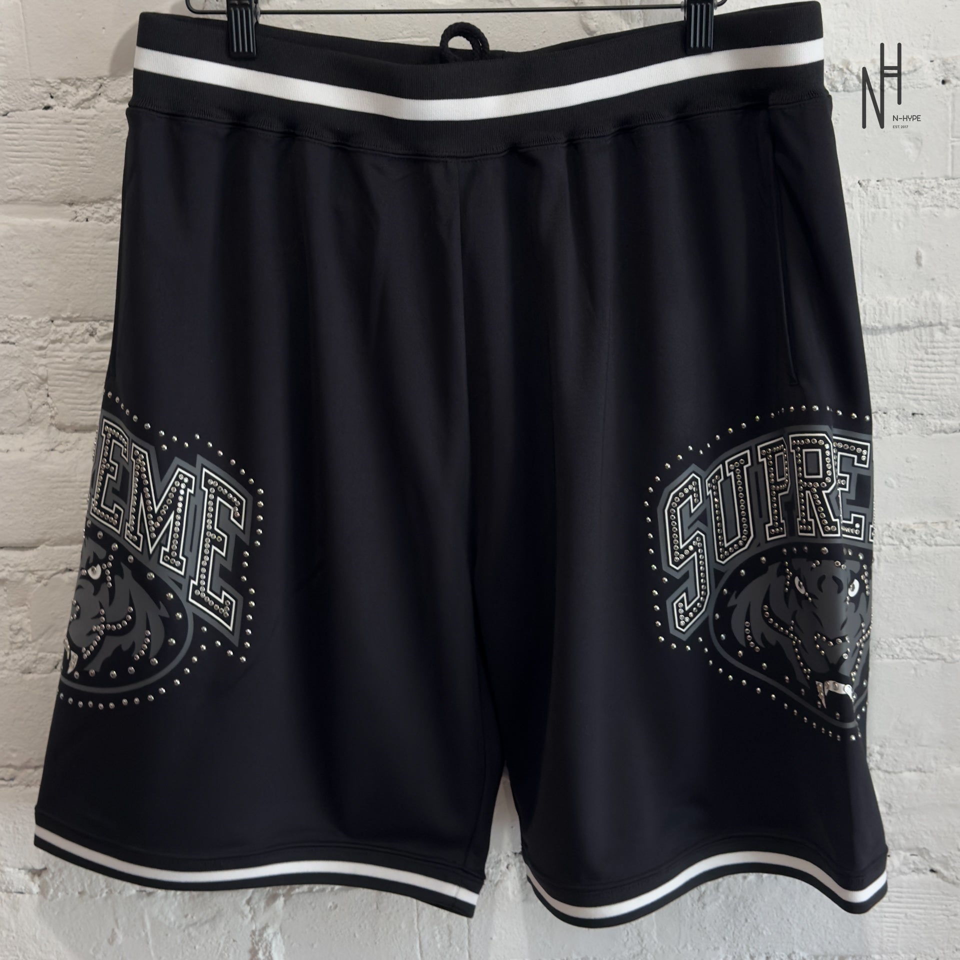 Supreme Studded Basketball Short Black – Sporty Style with