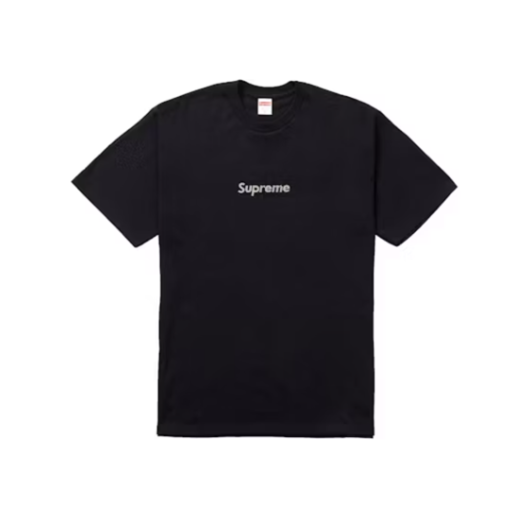Supreme Swarovski Box Logo Tee Black - N-Hype