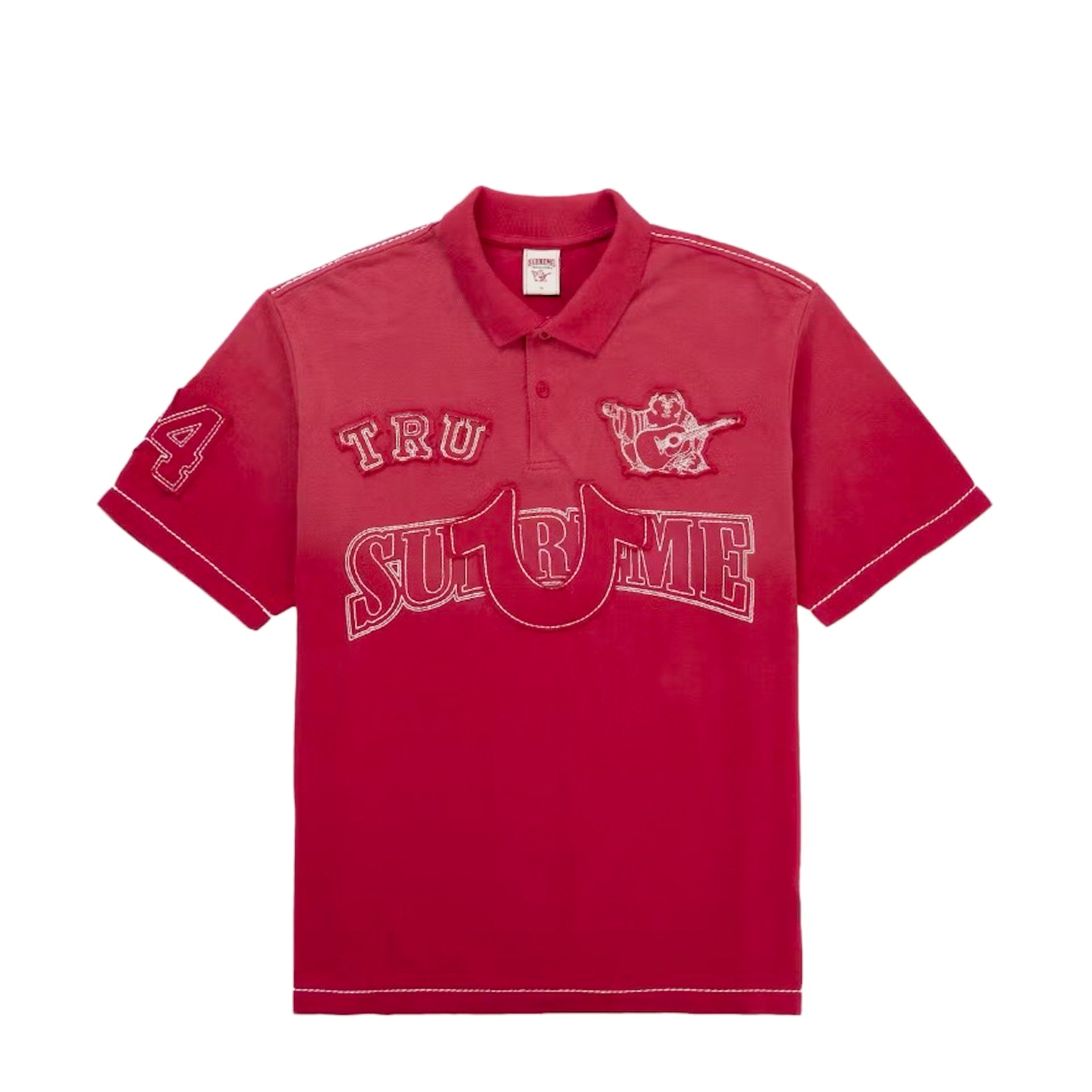 Supreme True Religion Applique Polo / Red – N-Hype