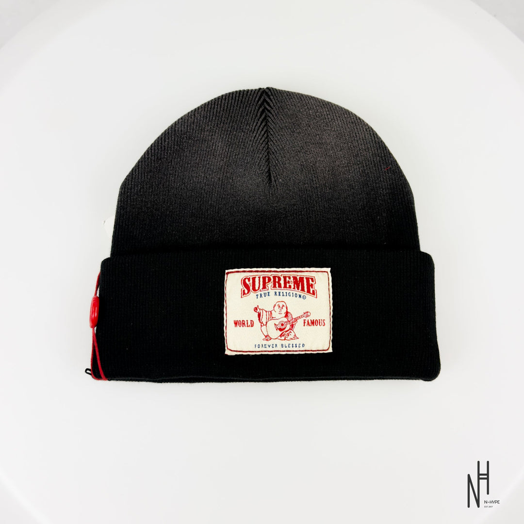 Supreme True Religion Beanie FW25 Black N-Hype streetwear sklep online.