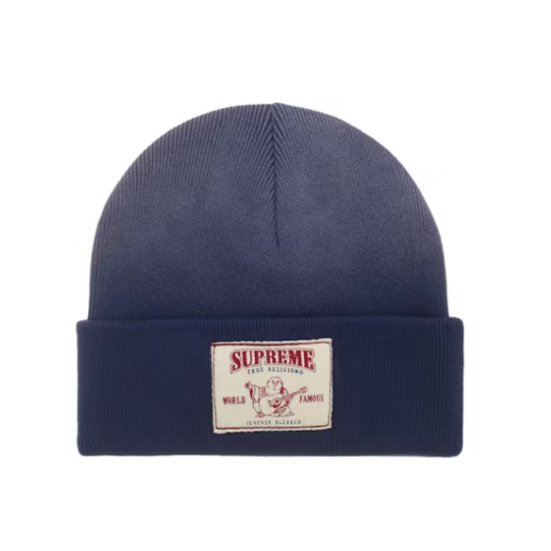 Supreme True Religion Beanie (FW25) Navy - zdjęcie 2 - N-Hype