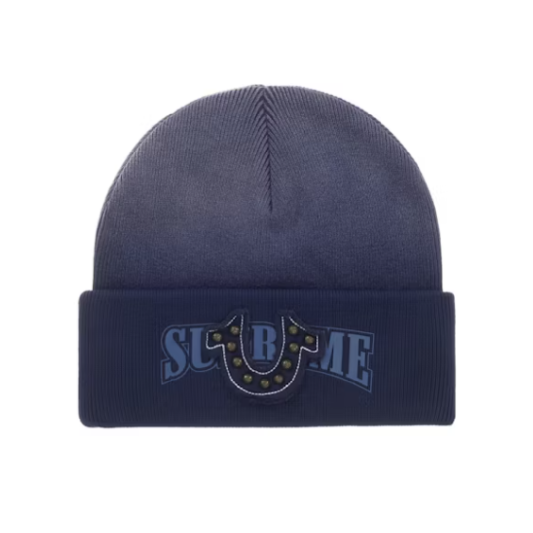 Supreme x True Religion Beanie新品未使用品 Supreme True Religion Beanie (FW25) Navy | N-Hype