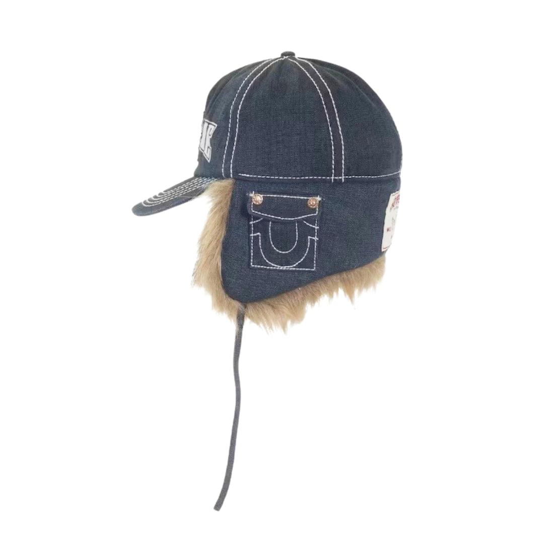 Supreme True Religion Earflap 5-Panel Dirty Indigo cap N-Hype