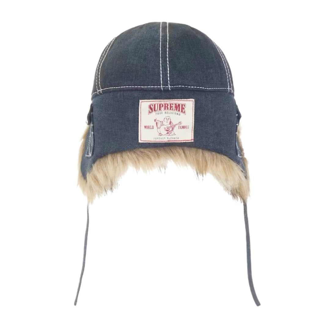 Supreme True Religion Earflap 5-Panel Dirty Indigo cap N-Hype.