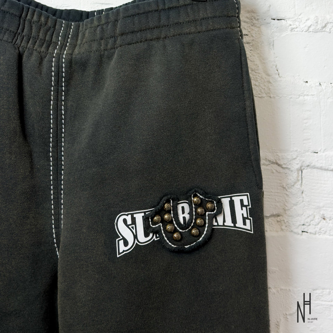 Supreme True Religion Sweatpant (FW25) Black spodnie męskie N-Hype