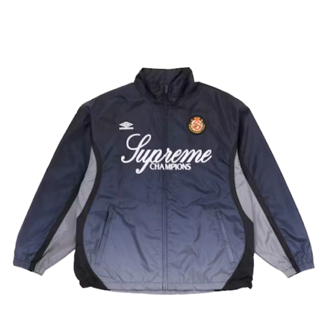 Supreme Umbro Gradient Track Jacket Black N-Hype streetwear jacket.