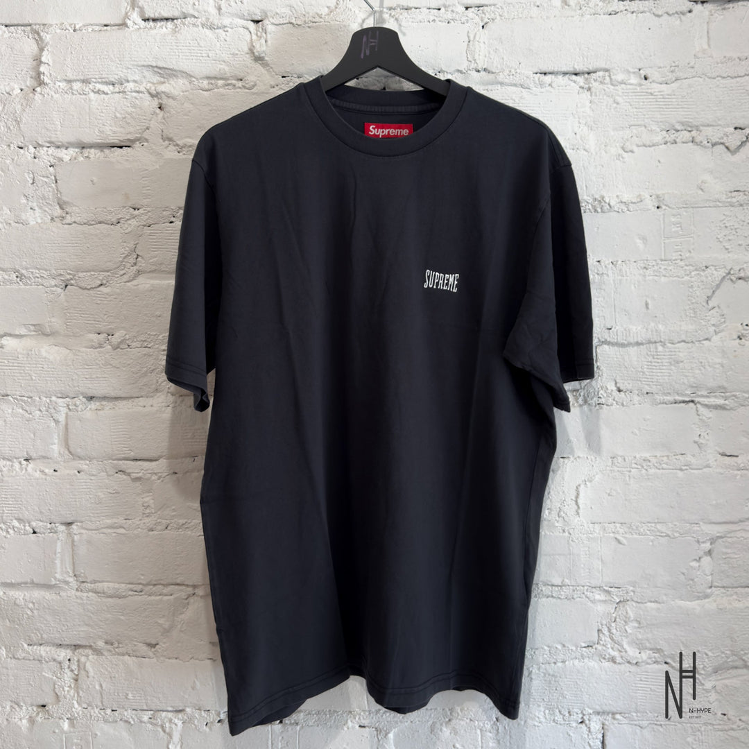Supreme Warm Up Washed S/S Top Black koszulka męska N-Hype