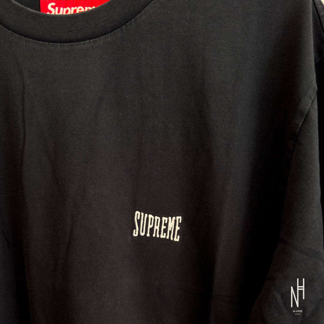 Supreme Warm Up Washed S/S Top Black koszulka męska N-Hype