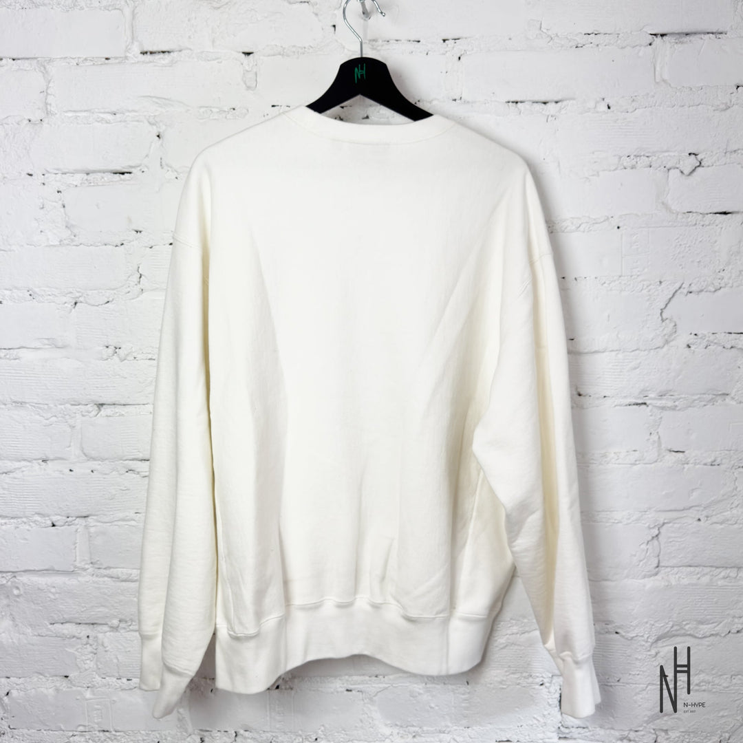 Supreme Washed Box Logo Crewneck White koszulka męska N-Hype