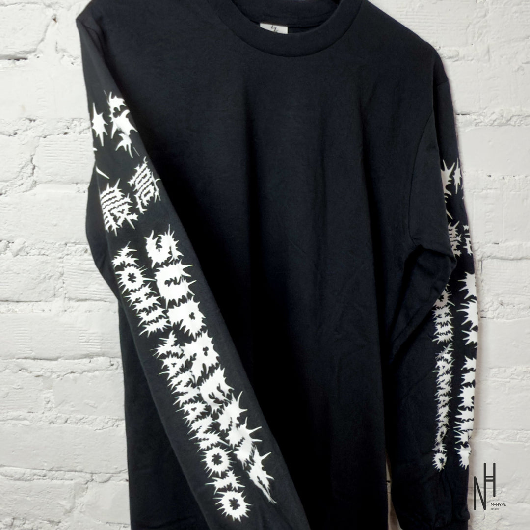 Supreme Y's by Yohji Yamamoto czarna koszulka długi rękaw męska N-Hype.