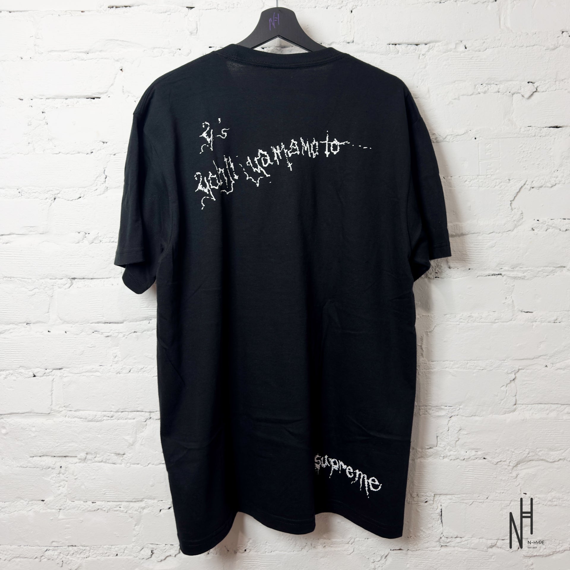Supreme Y's by Yohji Yamamoto Thinker Tee Black | N-Hype
