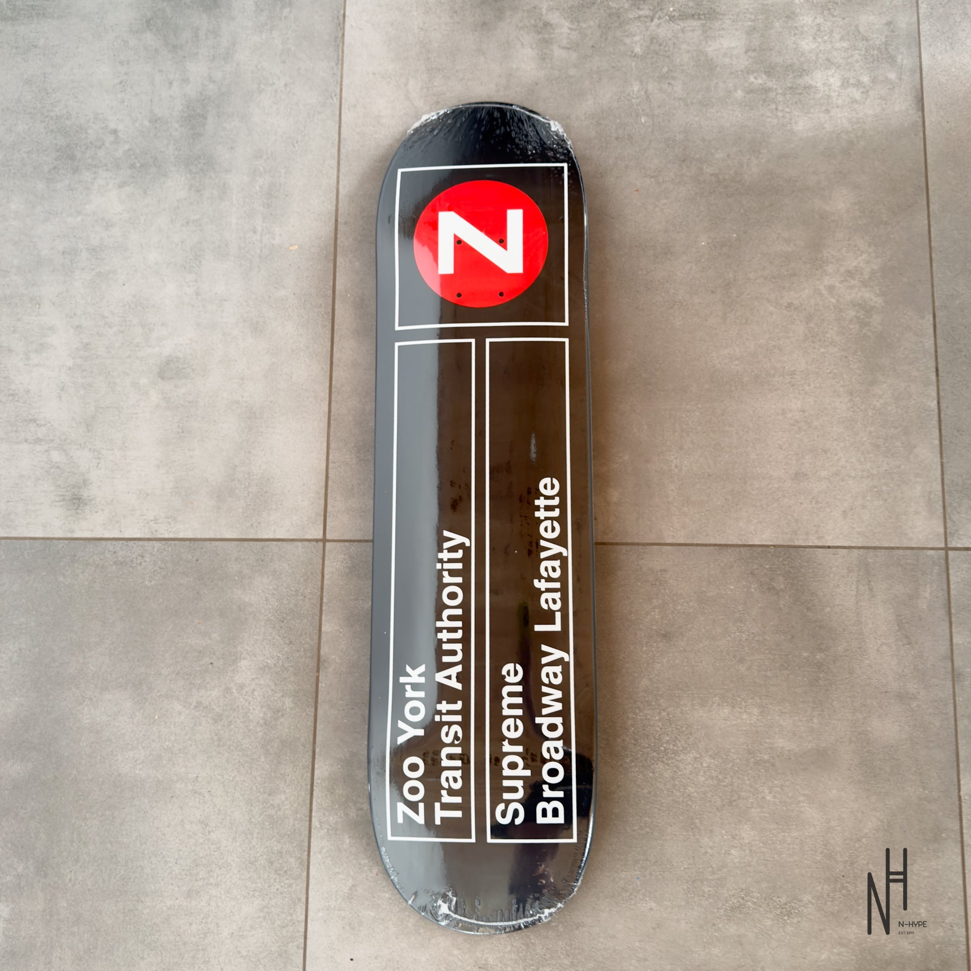 Supreme Zoo York Skateboard Deck Black – Iconic Deck SS25 | N-Hype