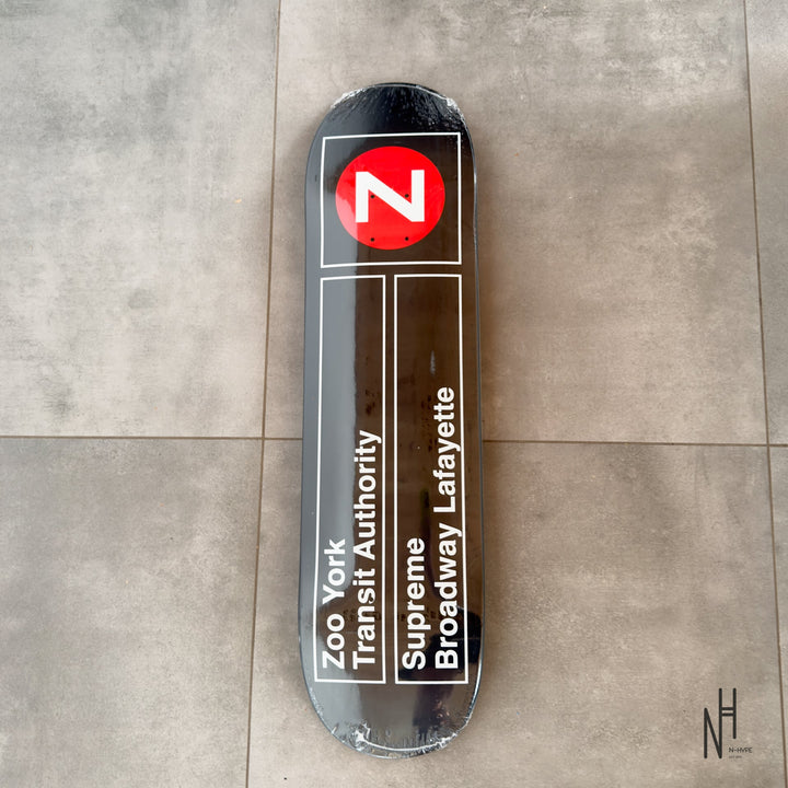 Supreme Zoo York Skateboard Deck Black N-Hype Streetwear Fashion