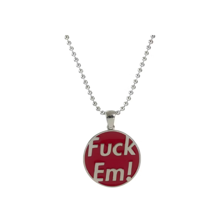 Supreme Jacob&Co Fuck Em Pendant Sterling Silver