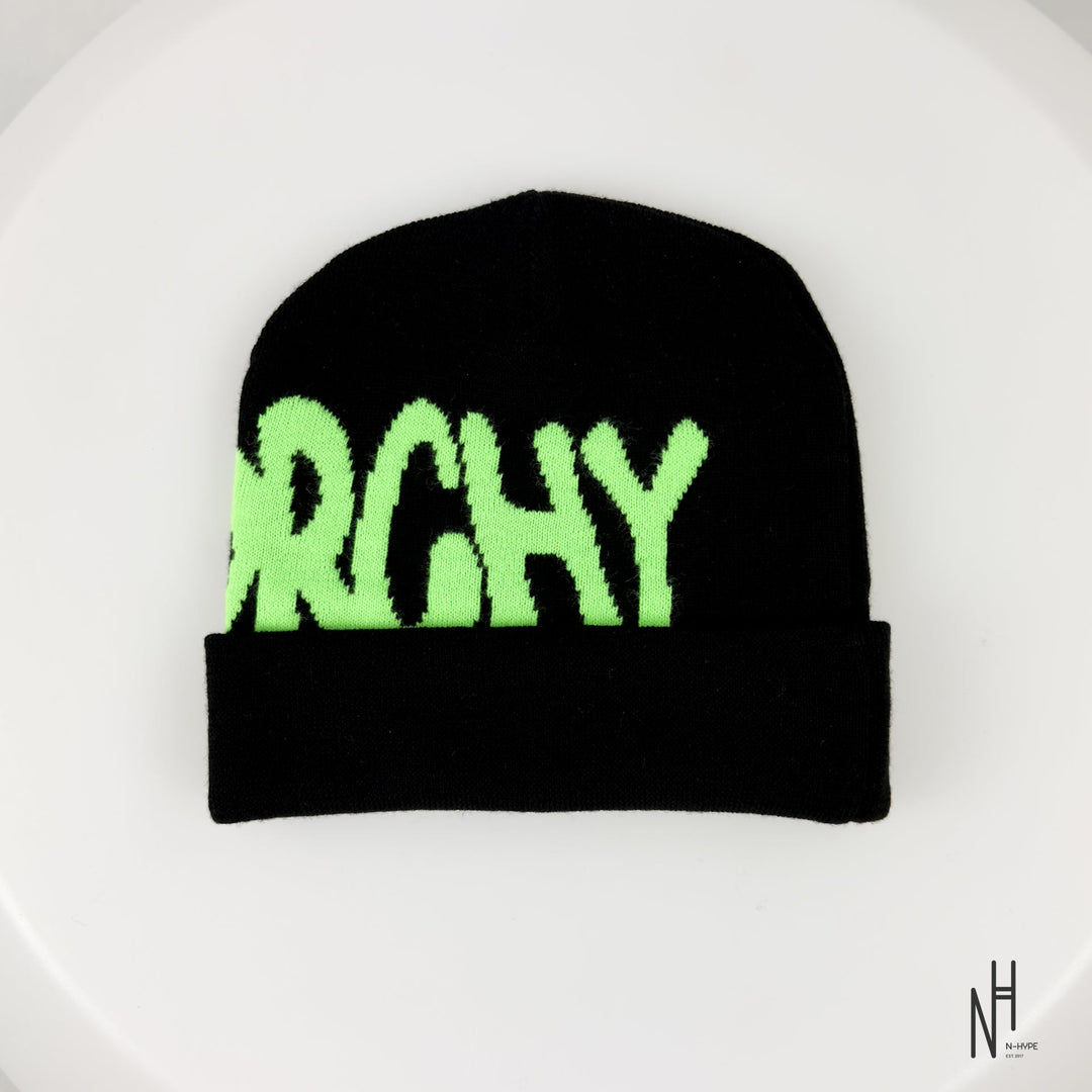 Syna World Synarchy Cuffed Beanie Black Green - zdjęcie 2 - N-Hype