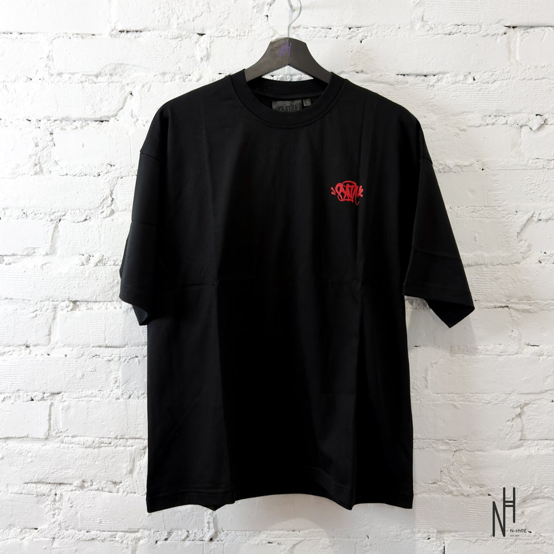 Syna World Synarchy Short Sleeve Tee Black Red - N-Hype