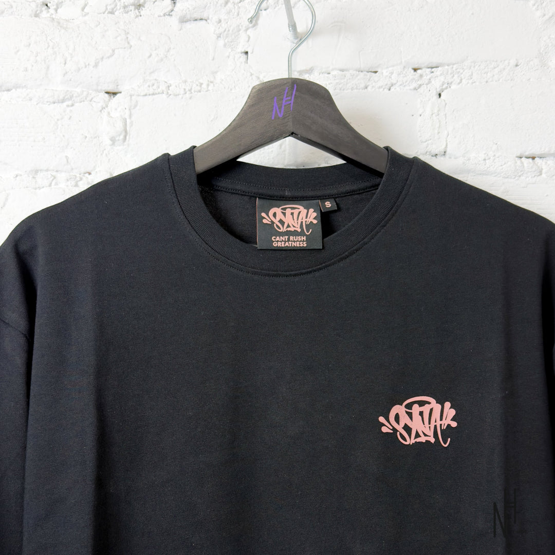 Syna World x Central Cee Synarchy Double Long Sleeve Tee Black Rose Gold - zdjęcie 2 - N-Hype