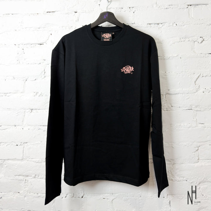 Syna World x Central Cee Synarchy Double Long Sleeve Tee Black Rose Gold - N-Hype