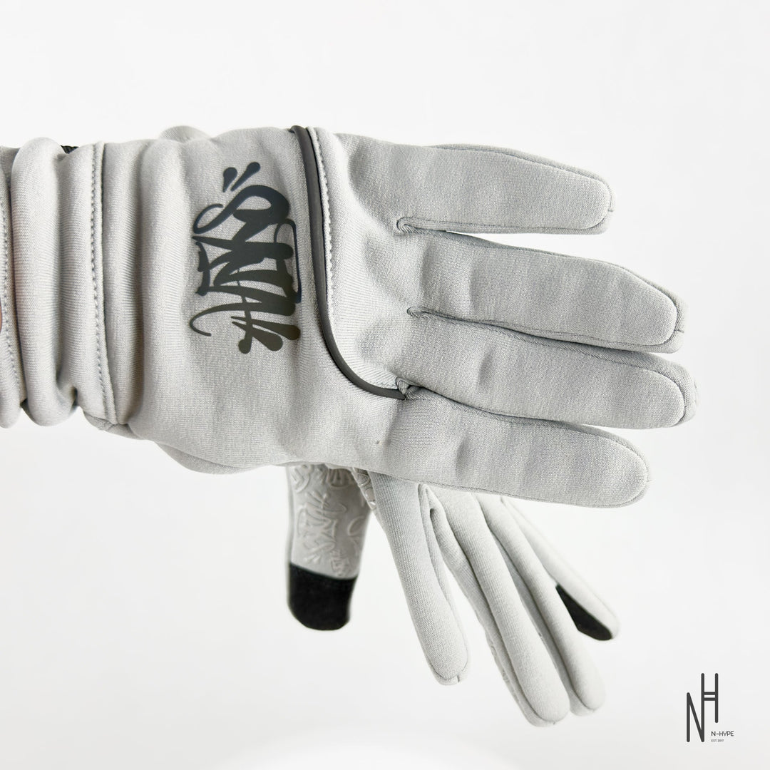 SynaWorld Syn No Trace Gloves szare N-Hype rękawice streetwear.