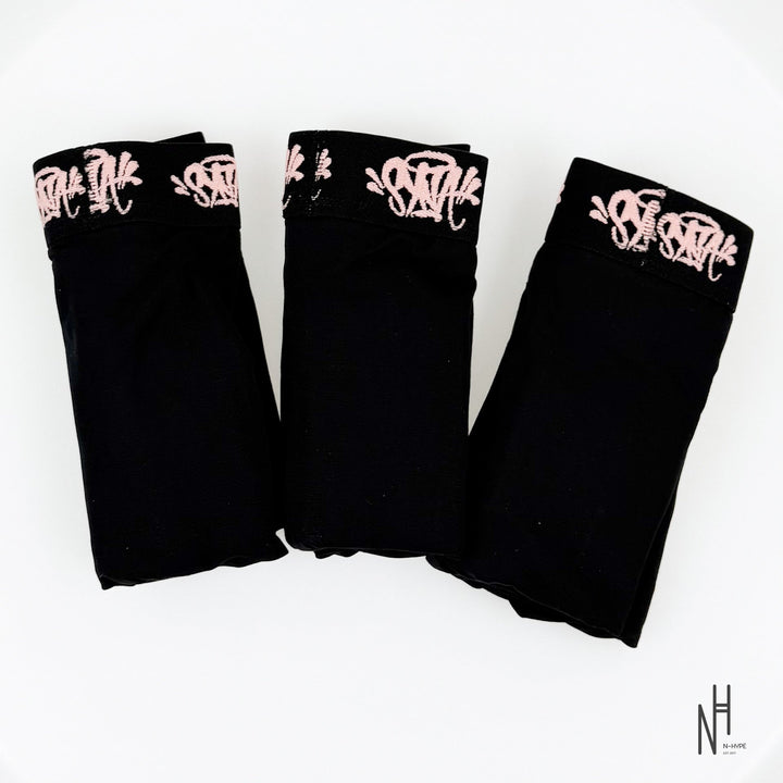SynaWorld x Central Cee Boxers 3 Pack Black / Golden Rose N-Hype streetwear sklep online.