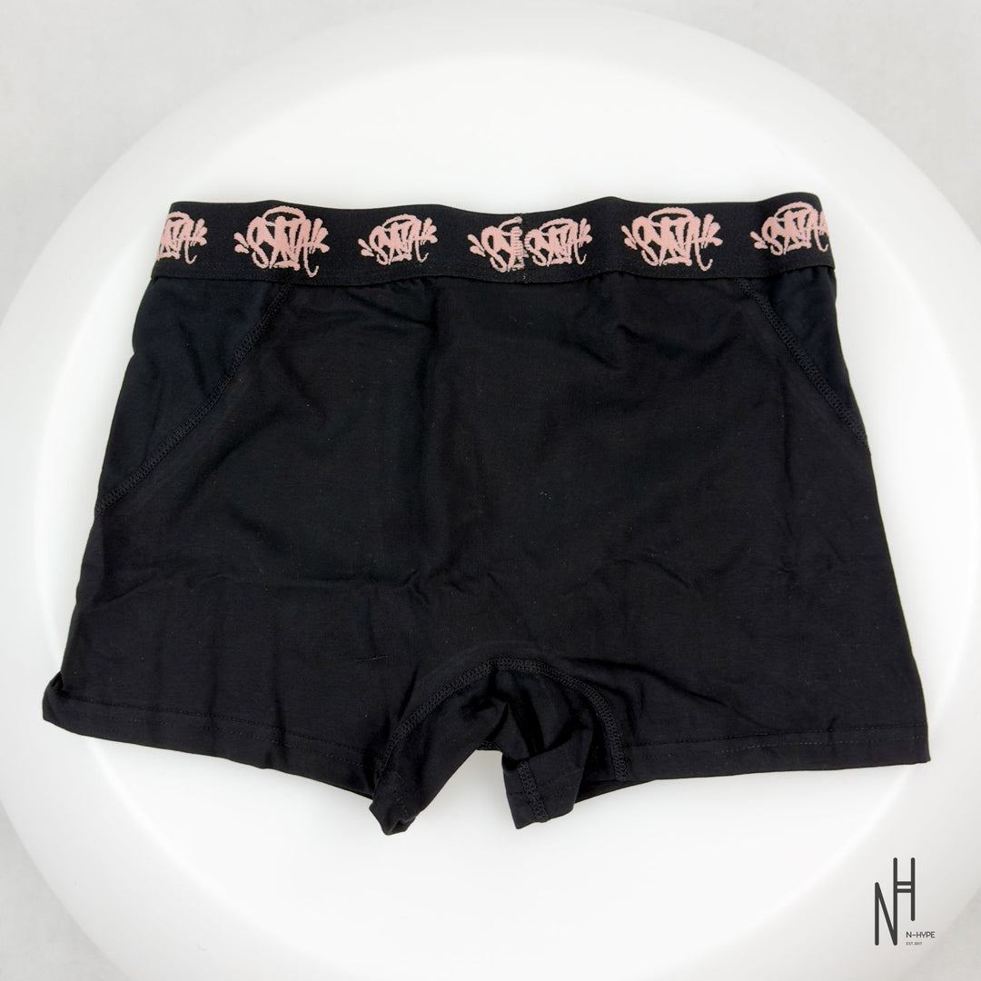 SynaWorld x Central Cee Boxers 3 Pack Black / Golden Rose męskie N-Hype.